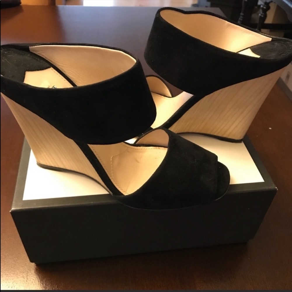 Authentic Prada Wedge Sandal